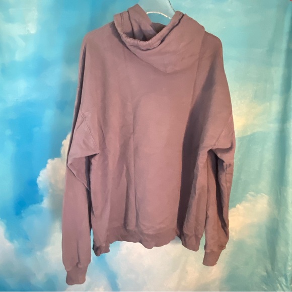 COMFORT WASH VINTAGE BLUE PULLOVER HOODIE - SZ XL - Picture 4 of 4